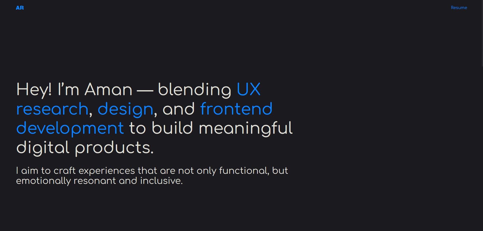 A Designer–Developer’s Portfolio, Built with Code